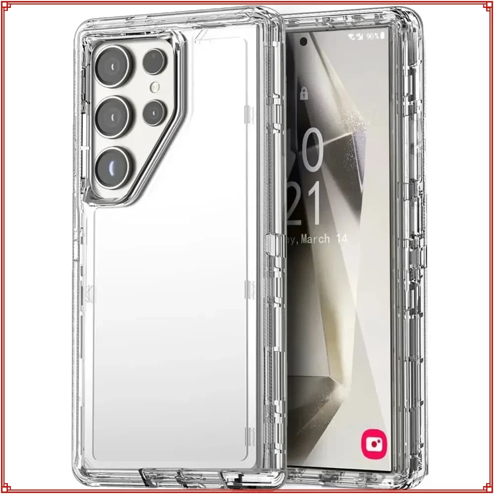 CHAOYIDIAN3 IN 1 per Galaxy S25 S24 S23 S22 S21 S20 S10 S8 S9 PLUS Note 20 Ultra 10 9 8 Custodia Antiurto Robusta per Telefono