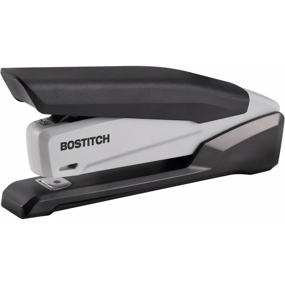Eco-Friendly 3-in-1 Compact Stapler, Easy Use, Jam-Free, 20-Sheet Capacity, Black