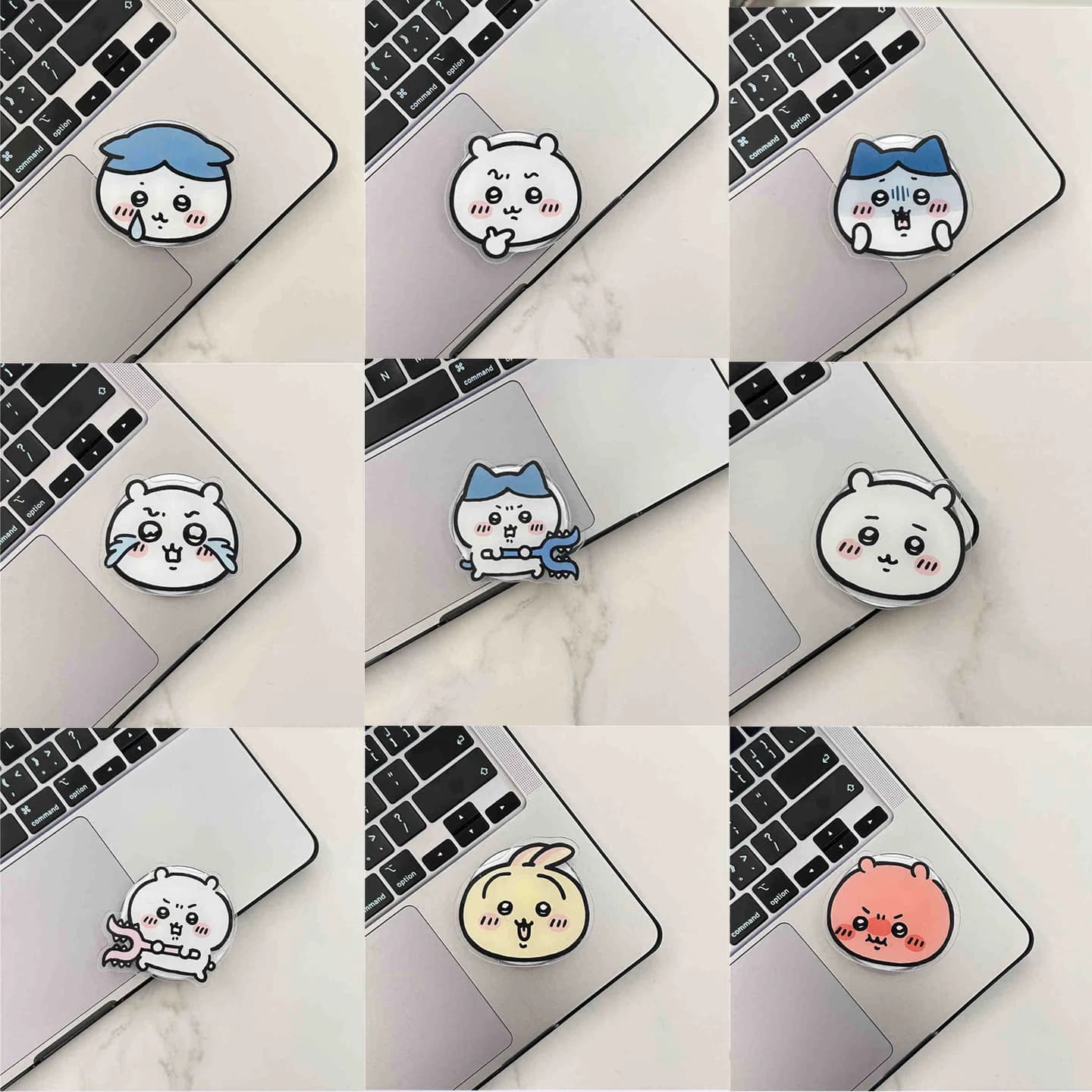 jiyi Mobile Phone Holder Suitable for Various Mobile Phones Hachiware Usagi Desktop MagSafe Cartoon Magnetic Holder Gift
