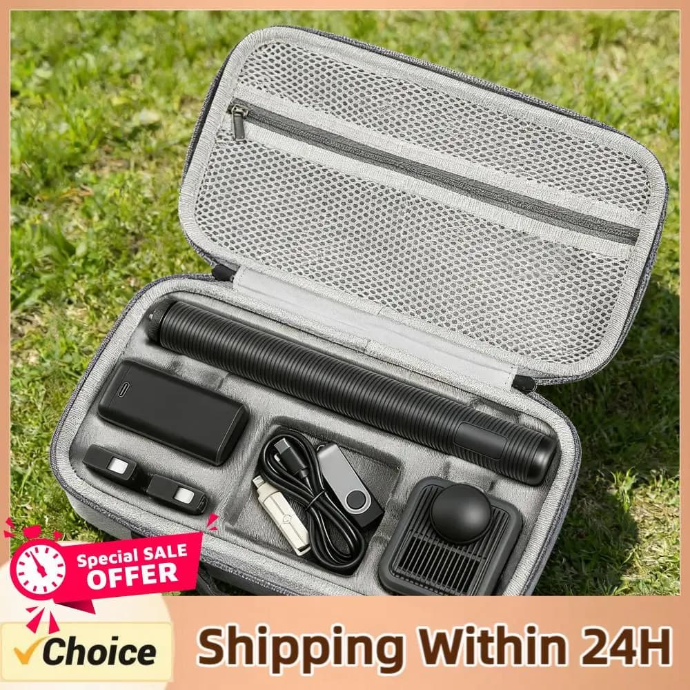 Custodia da trasporto per GoPro MAX 2, borsa portatile di grande capacità, organizer da viaggio, borsa a mano per accessori standard e combo per fotocamera 360