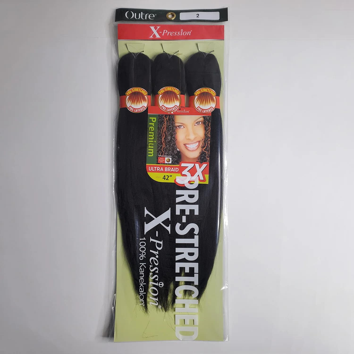 Offerte di pacchetti da 3 pezzi Capelli intrecciati prestirati Sensationnel, treccia sintetica ignifuga 3x52 in Kanekalon per torsioni a scatola