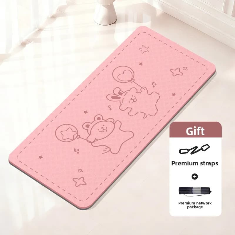 TPE Kids Dance Practice Yoga Mat Large Thick Wide Non Slip Silent Exercise Mat Factory Yoga Mats Exercise Mat Gymnastics Mat