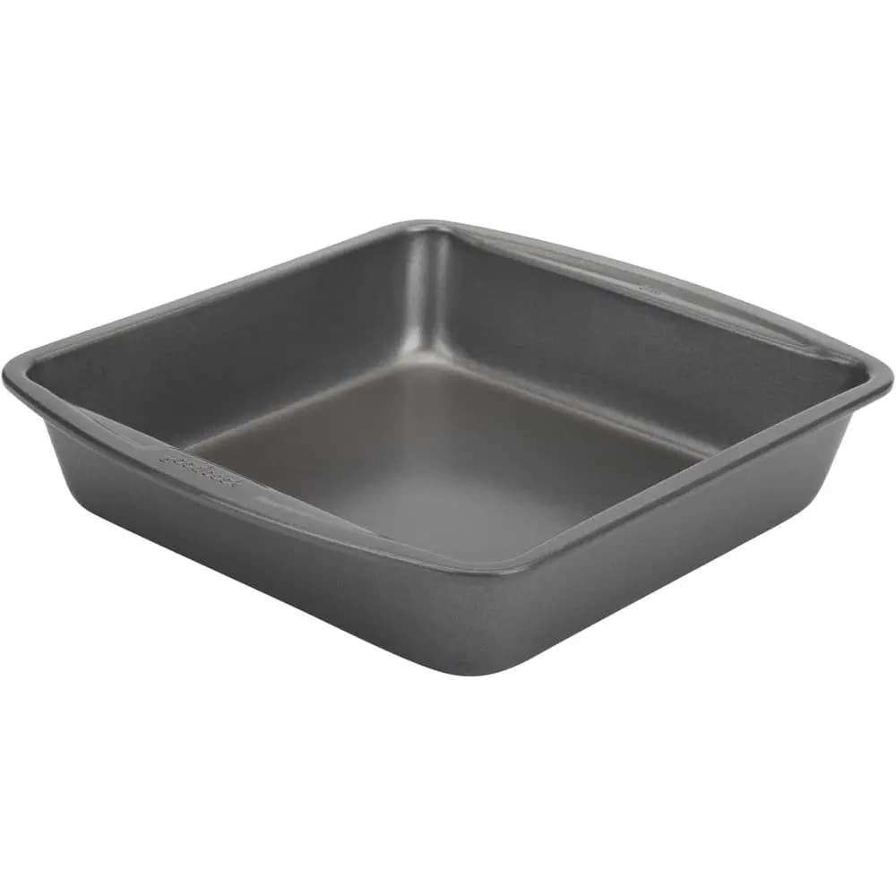 8 Gray Square Nonstick Steel Frying Pan