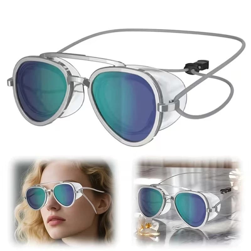 Full-View Anti-Fog Swim Goggles Anti-Fog Swimming Goggles for Adults Waterproof Swim Eyewear with Tinted Lenses Adjustable Strap