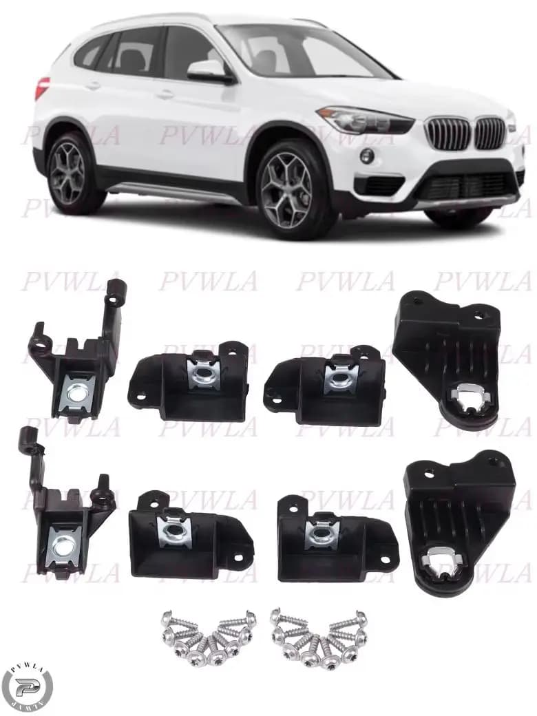 Headlight Bracket HeadLamp Repair Kit For BMW X1 F48 F49 2016 2017 2018 2019 Claws Plastic Fixed Corners