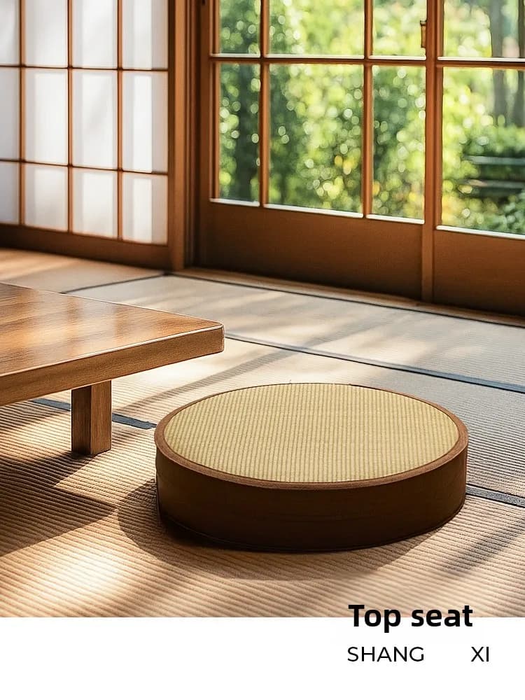 Soft Meditation Zafu Cushion round Pad for Sitting Relaxing Modern Simple Style Home Fabric Art Square Cushion