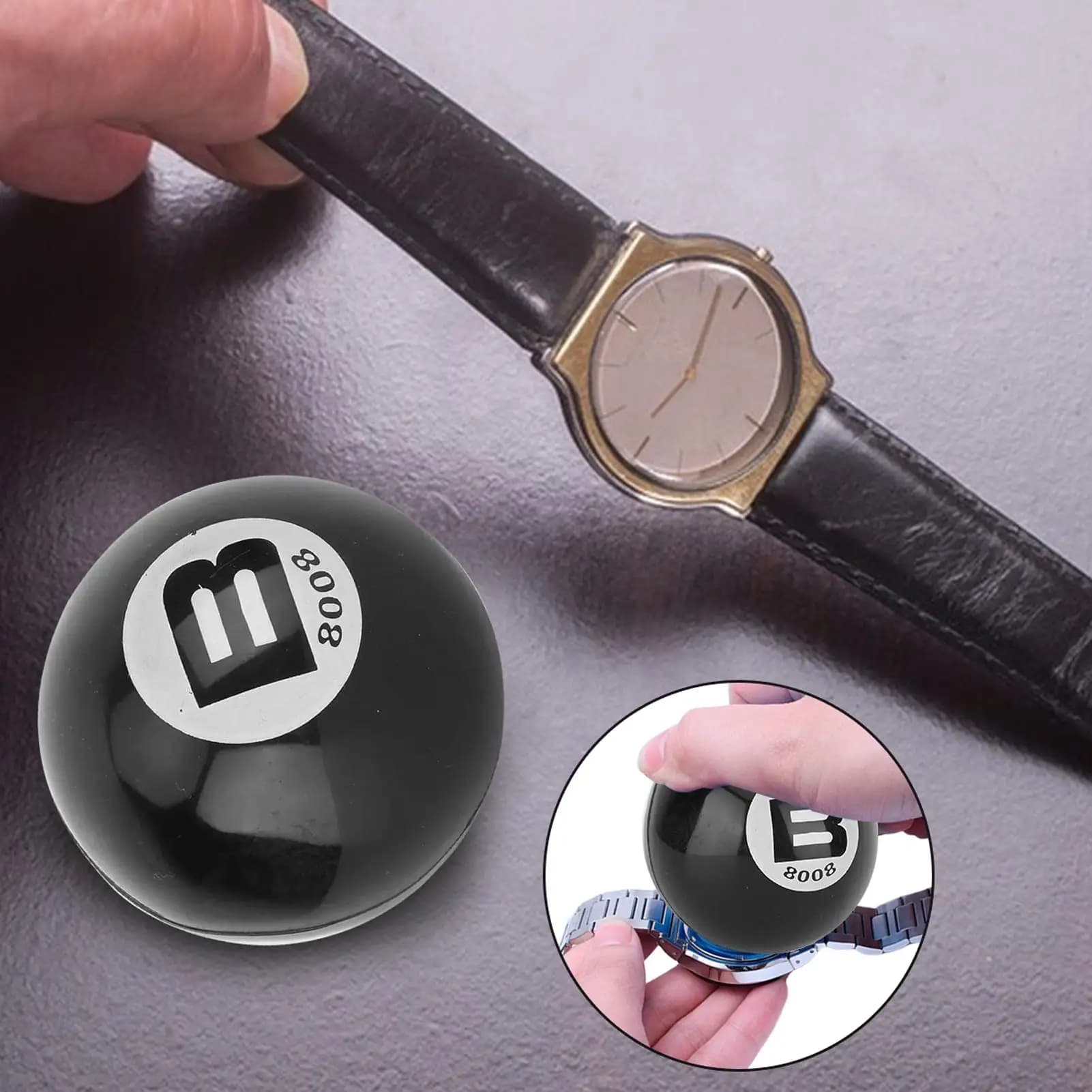 Watch Repair Ball Rubber Inflatable Dia Easy Use Watch Back Case Open Friction Ball Watch Repair Tool for Watchmaker