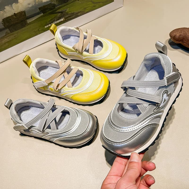 YUYIN Nuove Scarpe Estive Casual per Bambini, Scarpe da Corsa Traspiranti in Mesh per Ragazzi e Ragazze, Scarpe Sportive Antiscivolo con Suola Morbida per la Scuola, per Bambini Piccoli