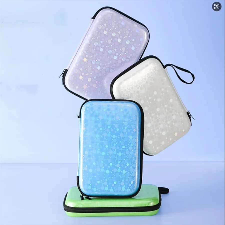 Square ping pong rack cover, rigid ping pong rack bag, protective cover, anti-duty and pressure resistant