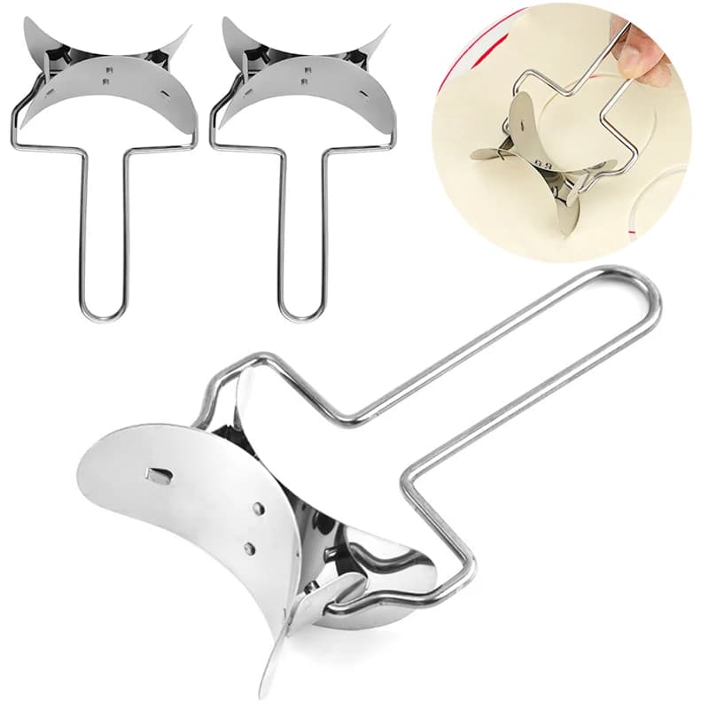 1PC In Acciaio Inox Gnocco Involucro Taglierina Stampo Manuale Pasta Cerchio Rullo Macchina Gnocco Fare FAI DA TE Fatti A Mano Strumenti di Cucina ZYF