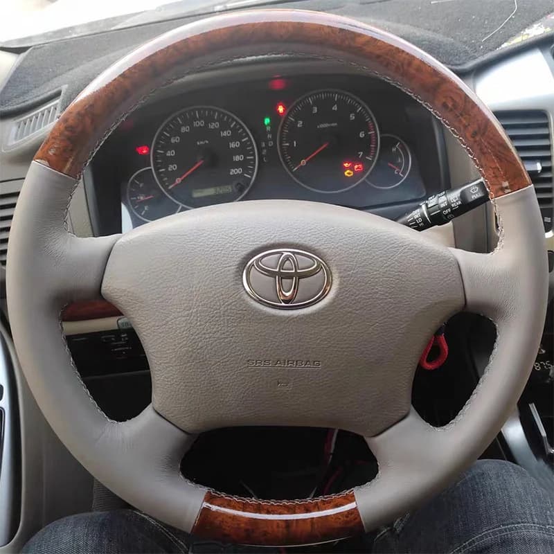 Car Interior Leather Cover, Compatible with Toyota Land Cruiser Series 200, Series 70, Tundra, Sequoia 2007, Auto Accessories
