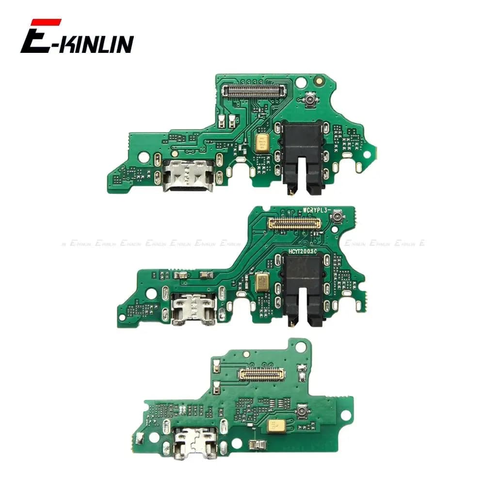 USB Charging Dock Port Board With Microphone Charger Flex Cable For HuaWei Honor 8S 9C 9A 9S 9X Pro Premium 10X Lite
