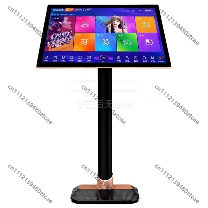 Sistema Karaoke Intelligente All-in-One con Schermo Touch Capacitivo, Lettore HomeKTV Multilingue per Intrattenimento Audio e Canto