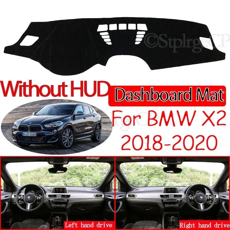 Anti-Slip Mat Dashboard Cover Pad Sunshade Dashmat Protect Carpet Anti-UV Dash Car Accessories Rug for BMW X2 F39 2018 2019 2020