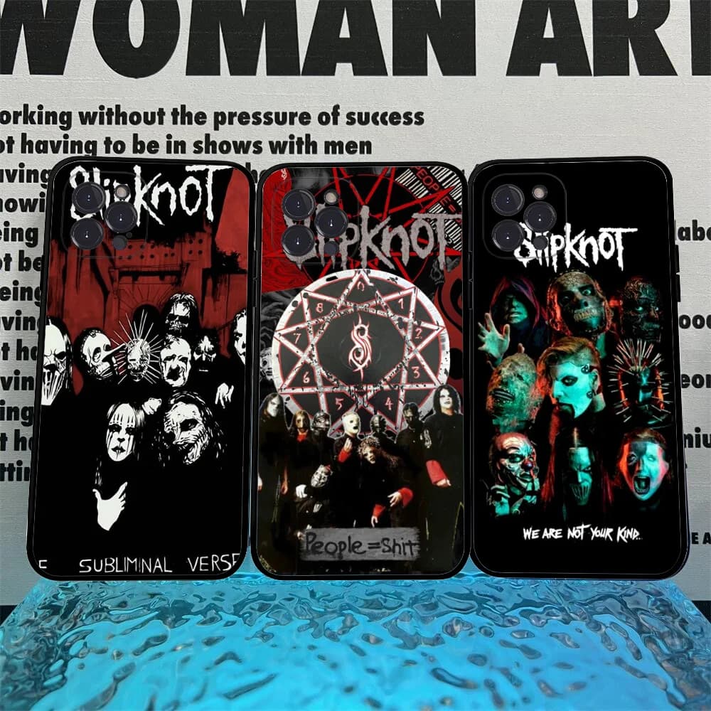 S-Slipknots-Rocks Custodia per telefono per IPhone 16 15 14 11 12 13 Mini Pro XS Max Cover 6 7 8 Plus X Funda Shell