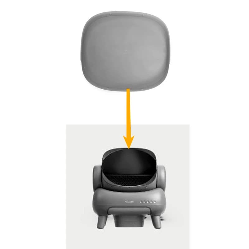 Tappetino in silicone per lettiera autopulente automatica Neakasa M1 Smart Toilet Tray Box, accessori di ricambio.