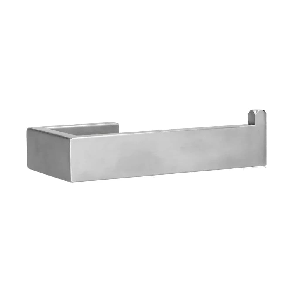 Stainless Steel Toilet Paper Holder Silver Rust Proof Toilet Tissue Holder Easy Install Wall Mounted Tissue Roll Hanger