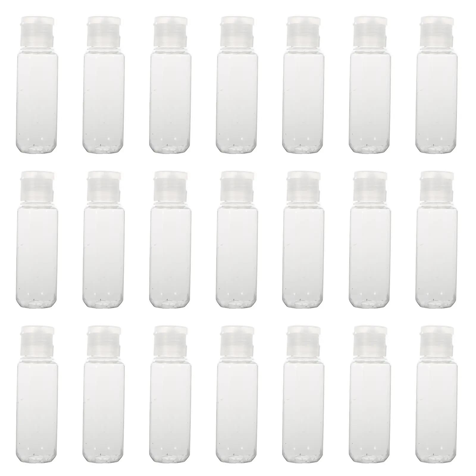 25 Pezzi Bottiglie da Viaggio Multiuso Trasparenti per Liquidi, Contenitori Portatili Antiperdita per Sapone Liquido, Dispenser per Sapone per Animali Domestici