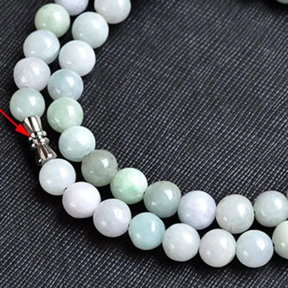10 pezzi per accessori per bracciali e collane Connect fibbia Creazione di gioielli Perline distanziatrici Risultati Chiusure a vite con foro