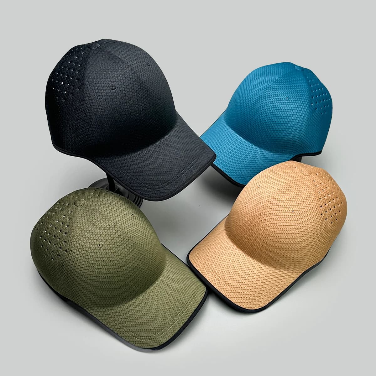 Cappellini da Baseball Monopezzo in Rete Solida Senza Cuciture, Nuovi, da Uomo e Donna, Versatili per Esterni, Protezione Solare, Moda Casual, con Visiera
