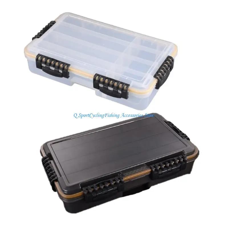 Transparent box for fishing baits with adjustable dividers Tool dividers