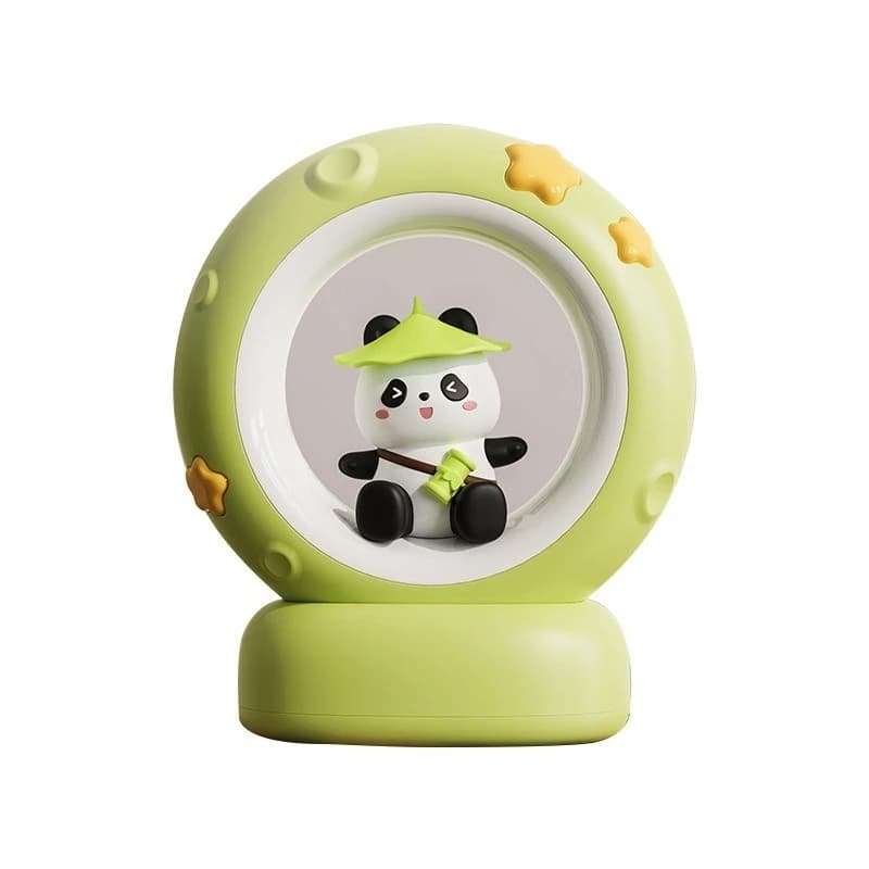 Charging panda desk lamp bedroom sleep baby feeding eye protection bedside lamp dormitory bedside night