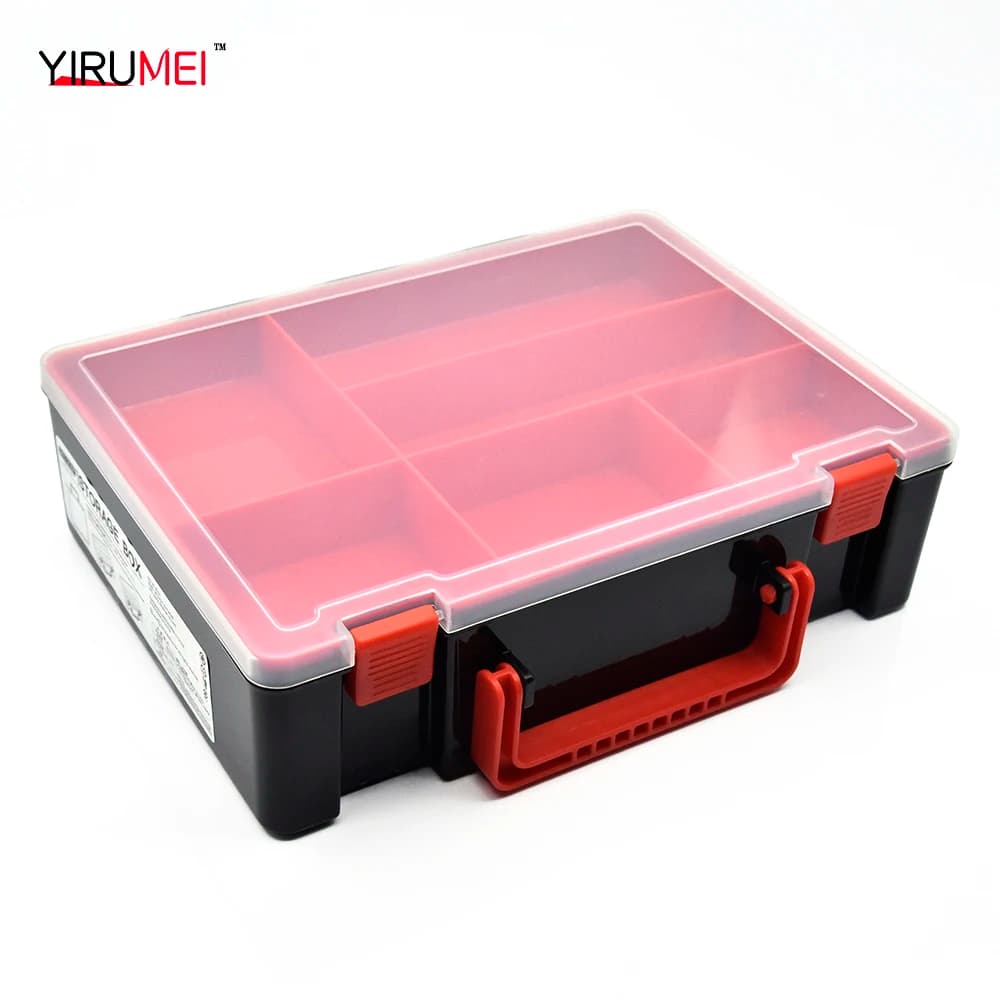 New Fishing Equipment Box Portable Fishing Accessories Tool Storage Box Double Layer Fleece For Fishing Articles Hooks bait boxes