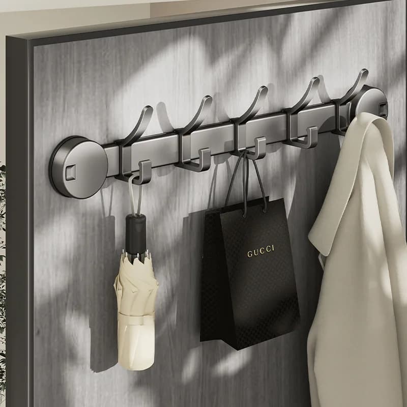 Ganci a ventosa potenti per porta, appendiabiti da bagno, ganci adesivi resistenti da parete per cappelli e cappotti