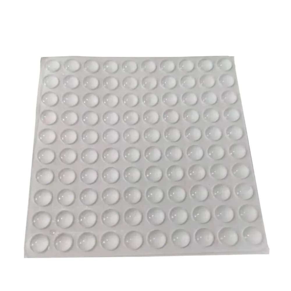 Nuovo tampone smorzatore autoadesivo, fermaporta rotondo in silicone, paraurti per armadio trasparente
