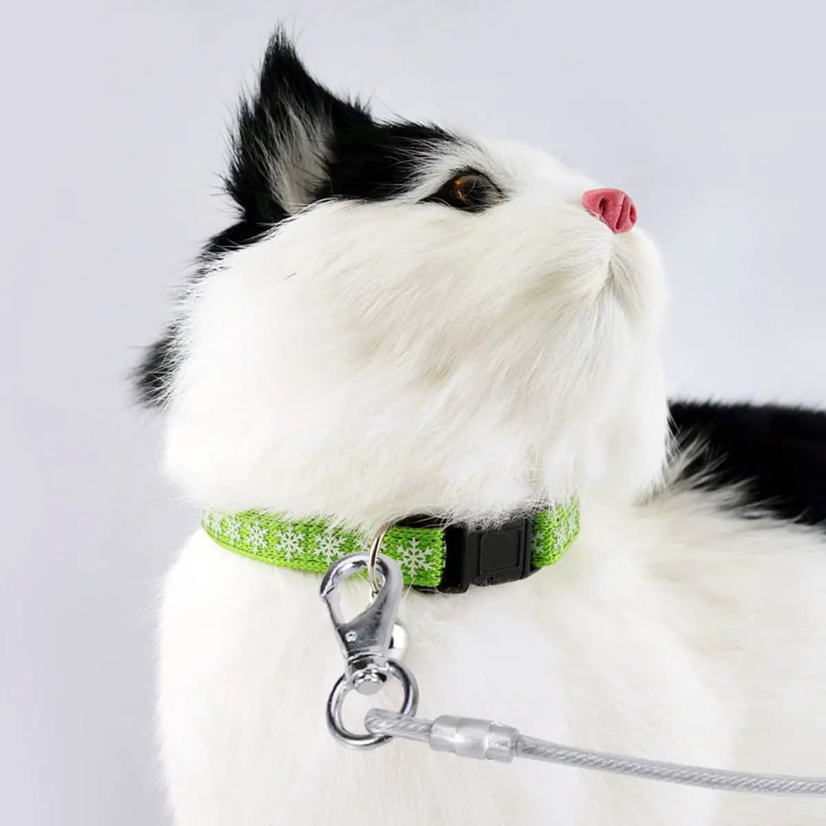 Stainless Steel Pet Grooming Control Leash for Dogs Rubber Grip Anti-Bite Dog Traction Rope Professional Home Groomer Harness
