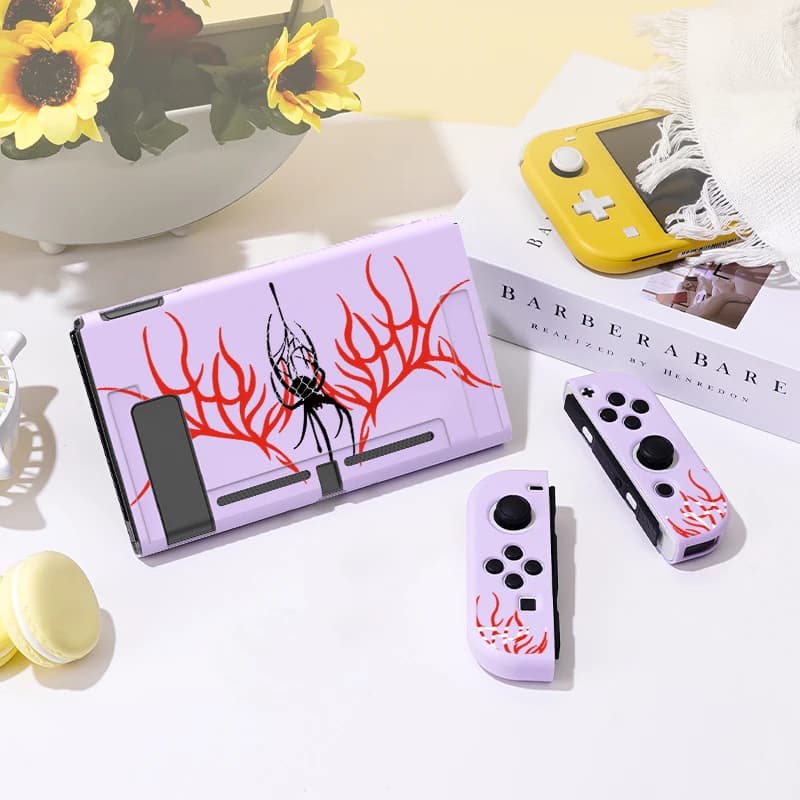 Custodia protettiva Webdevourer per Switch Oled, cover sottile in TPU morbido per console Nintendo Switch, accessori di gioco NS