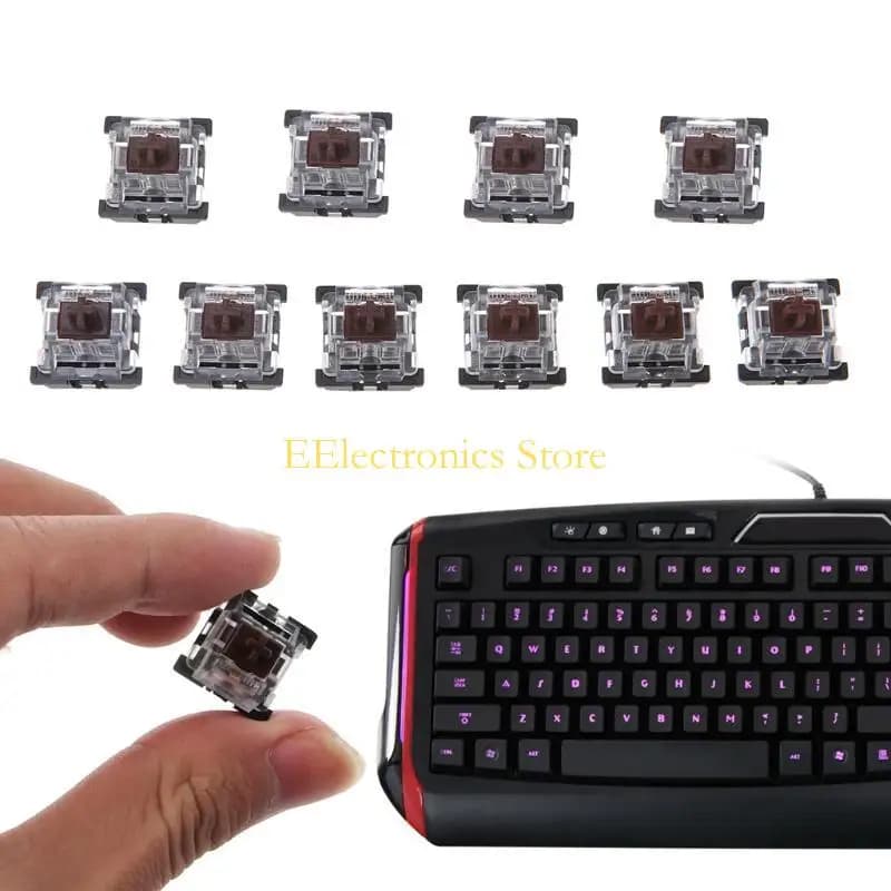 B03C Interruttore asse lineare antipolvere per il tester della tastiera meccanica Cherry MX 10 pezzi/set