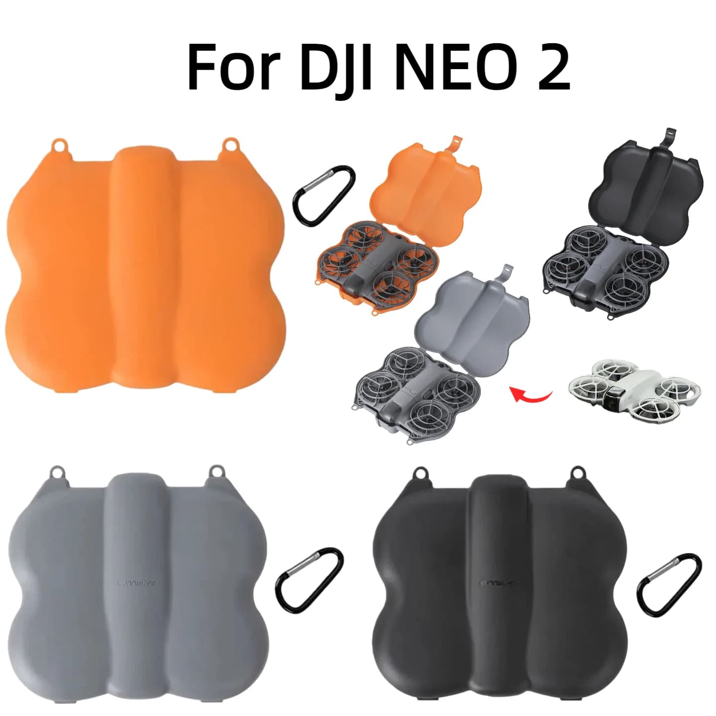 Custodia per DJI NEO 2, Borsa Protettiva Antiurto e Antipolvere per il Trasporto, Accessori