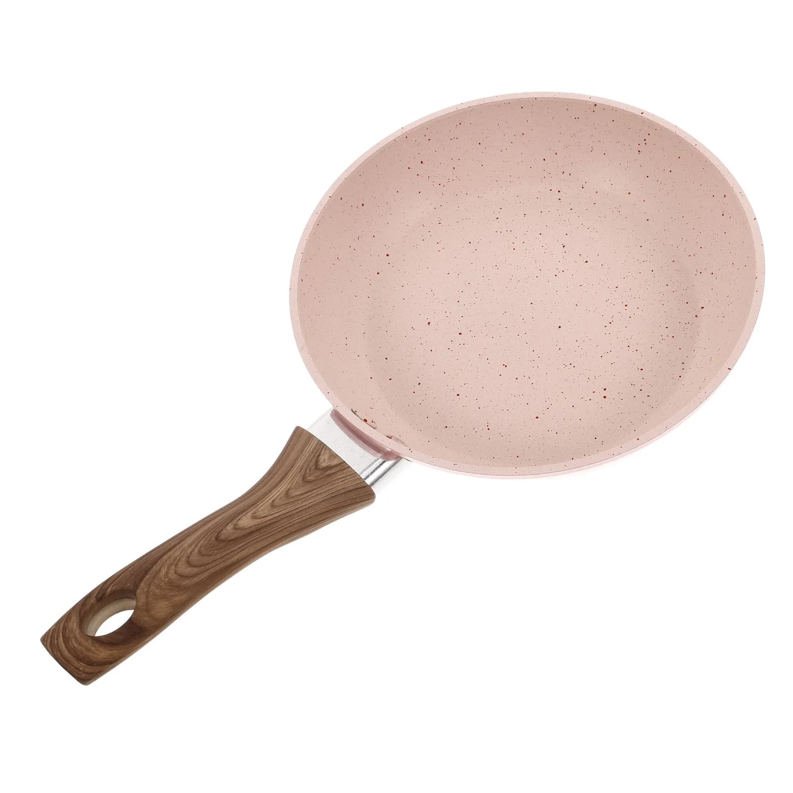Marble Coated Mini Frying Pan Nonstick Surface for Eggs Burgers Seafood Vegetables Compatible with Induction Gas Stoves Stay