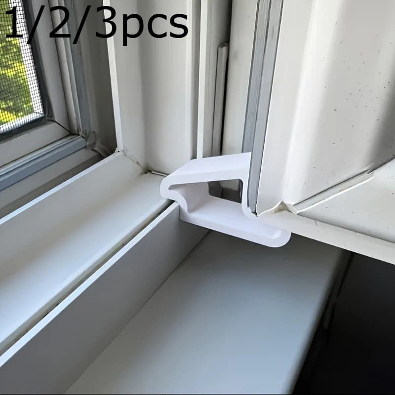 Fermaporta in plastica resistente da 1/2/3 pezzi con design di facile installazione, impedisce lo scorrimento, tenuta sicura per la casa e l'ufficio