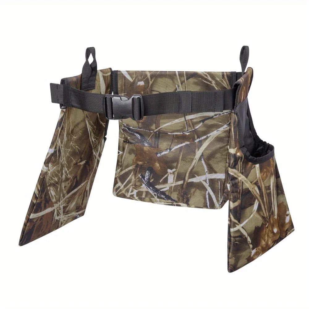 3-in-1 Camo Tactical Hunting Waist Belt Bag , Multi-Pocket Adjustable Outdoor Archery & Hunting Gear Storage Pouch