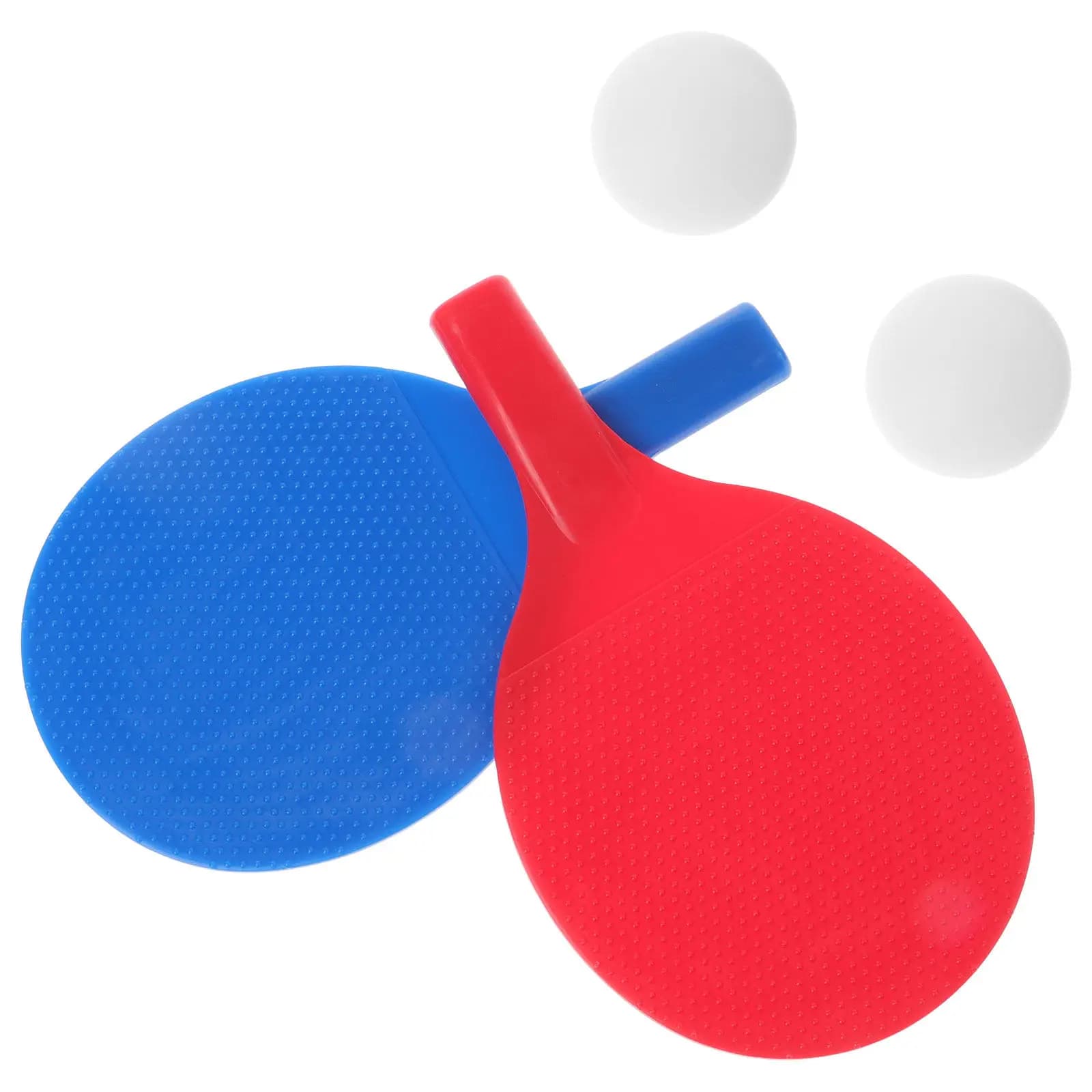 1Set Beginner Friendly Table Tennis Racket Set with Ball Comfortable Grip Exquisite Craftsmanship for Indoor Outdoor Play