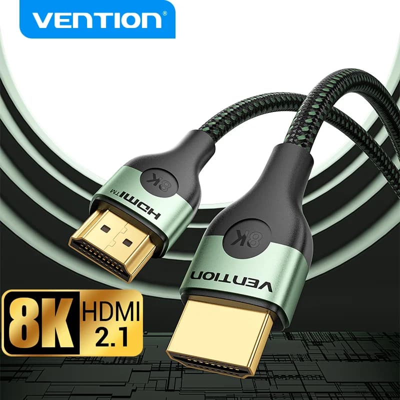 Vention HDMI cable 2.1 8K for Xiaomi TV Box PS5 48Gbps 8K/60Hz 4K/120Hz HDMI cable HDR10 + HDCP2.2 for PS4 Splitter HDMI 8K HDMI