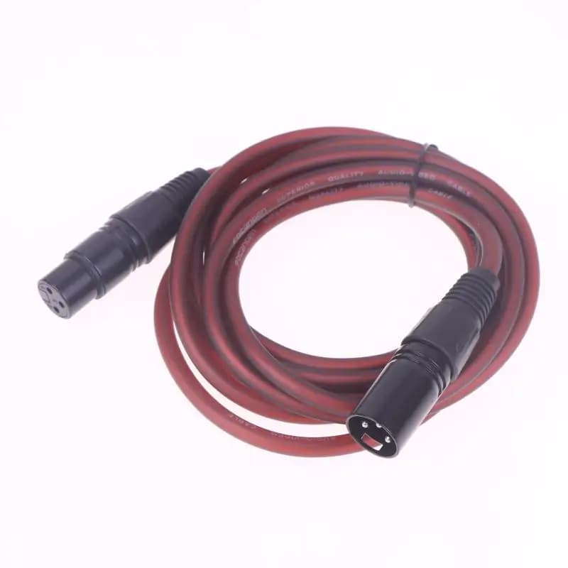 1 piece 0.5/1/1.5/3/5m/10m DMX cable 3 pin signal connection DJ stage lights parts for LED Par Wash spot lighting mobile head