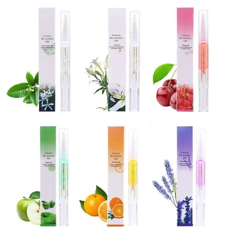 Penna per olio nutrizionale per unghie da 5 ml Penna per trattamento delle unghie 9 Odore Olio rivitalizzante per cuticole Prevenire lo smalto gel per unghie Agnail Nutrire la penna per la pelle