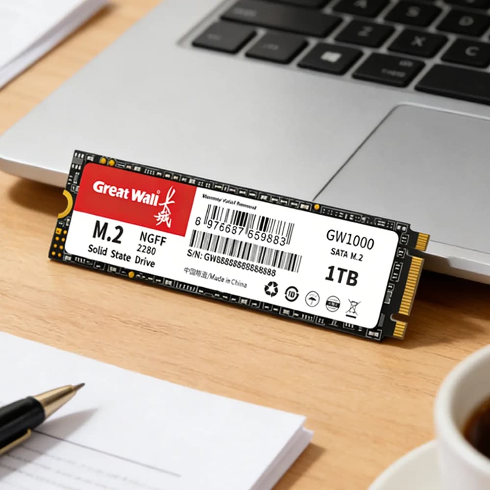 Great Wall M.2 Sata 3.0 2280 NGFF 550MB/s 128GB 256GB 512GB 1TB 2TB SSD Internal Solid State Drives for Desktop Laptop