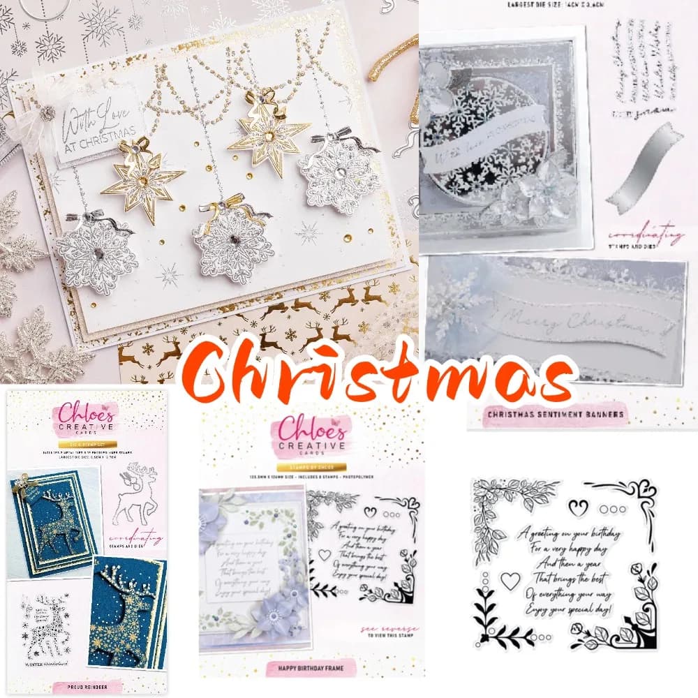 metal cut dies and clear stamps 2025 new Christmas Wreath and bow scrapbooking to make paper engraving frames card craft set
