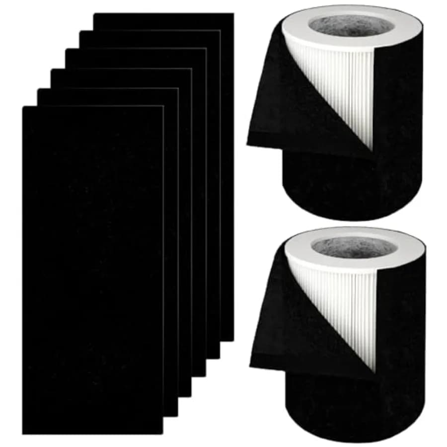 Sostituzione del filtro HP670 compatibile con la parte del purificatore d'aria cilindrico a torre grande Hunter HP670 # H-HF670-VP 2 Filtro HEPA vero