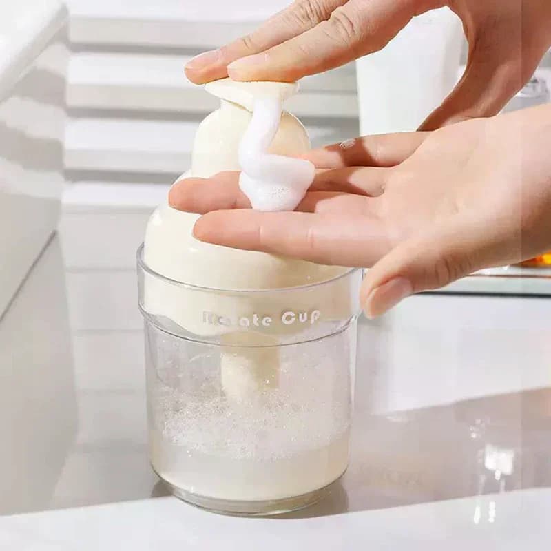 Flacone schiumogeno per mousse, flacone con pompa manuale per detergente viso, sapone per le mani e gel doccia, flacone dosatore, dispositivo schiumogeno