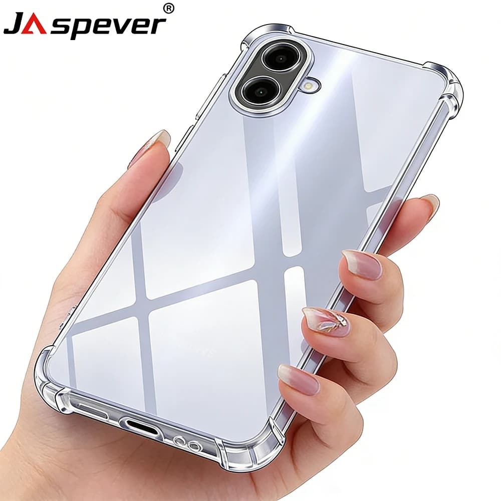Custodia antiurto in silicone per Samsung Galaxy A57 A37 A17 A07 A56 A36 A26 A16 A06 5G 4G Crystal Clear Ultra sottile Soft Shell Airbag