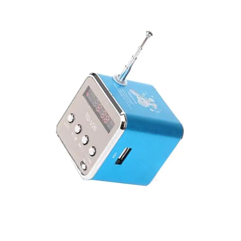 Lettore MP3 A25P con radio FM, microfono, altoparlante Bluetooth portatile, slot per scheda SD, sistema audio wireless per casa e viaggi