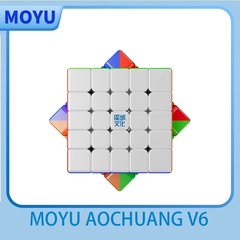 [JudyCube] Moyu AoChuang V6 5X5X5 Magnetic Magic Speed Cube Stickerless Aochuang 5x5 V6 Professional Fidget Toys Cubo Magico