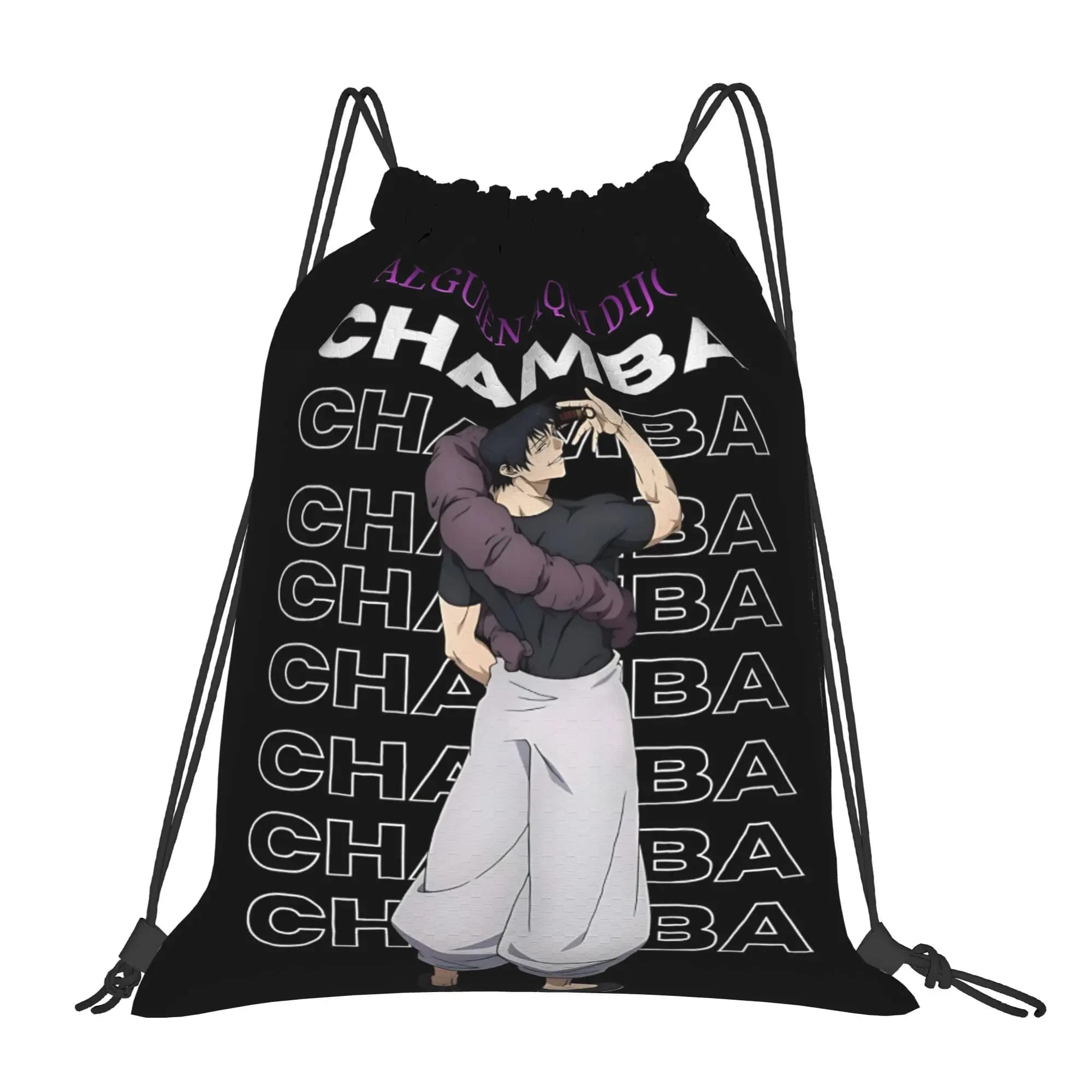 Borsa da viaggio Jujutsu Kaisen Funko Kawaii con coulisse, per shopping, scarpe, vestiti, multiuso, zaino portatile per adolescenti