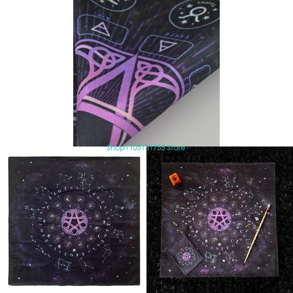 Tovaglia Tarocchi Tovaglia Divinazioni Tovaglia da gioco Lettura Tarocchi