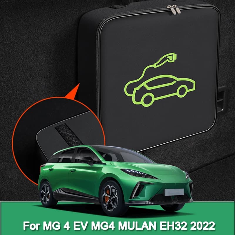 EV Cavo di Ricarica Per Auto Stoccaggio Borsa Per Il Trasporto Caricatore Spine Prese Impermeabile Ignifugo Misura Per MG 4 EV MG4 MULAN EH32 2022 2023